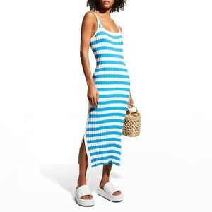 Solid & Stripe Kimberly Striped Ribbed Dress